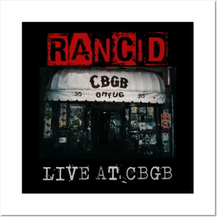 rancid live at cbgb Posters and Art